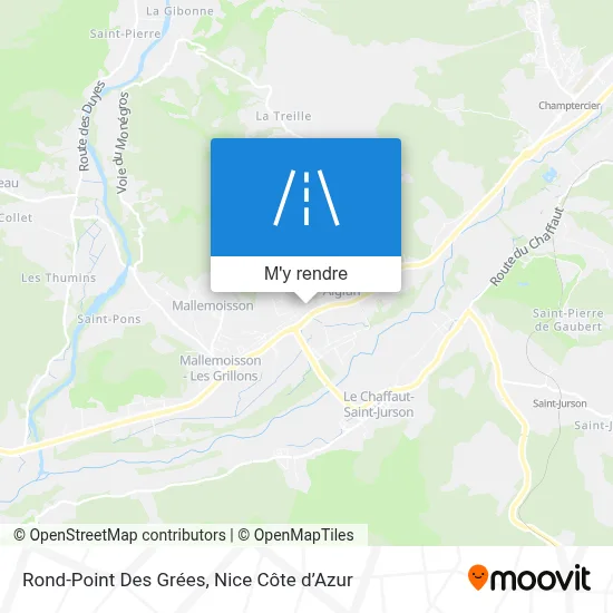 Rond-Point Des Grées plan