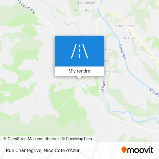 Rue Chantegrive plan