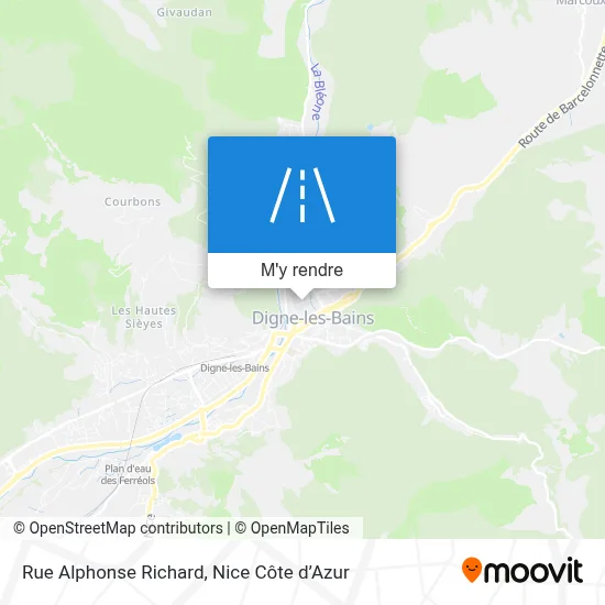 Rue Alphonse Richard plan