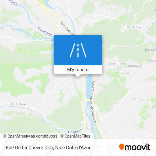 Rue De La Chèvre D'Or plan