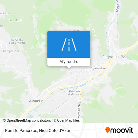 Rue De Pancrace plan