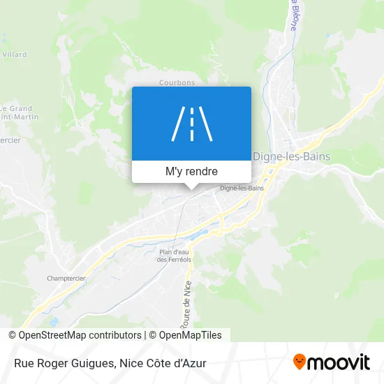 Rue Roger Guigues plan
