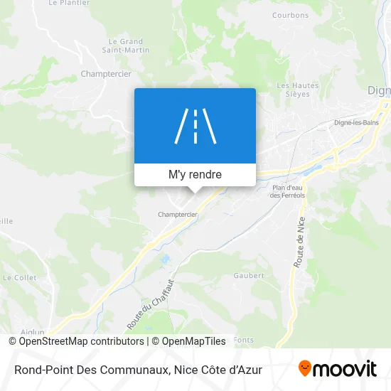 Rond-Point Des Communaux plan