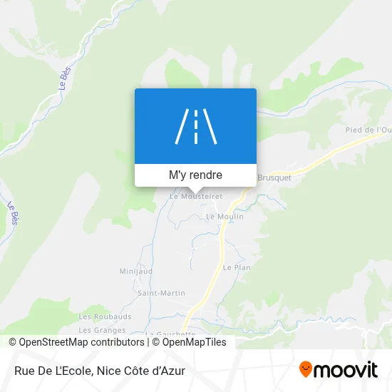 Rue De L'Ecole plan