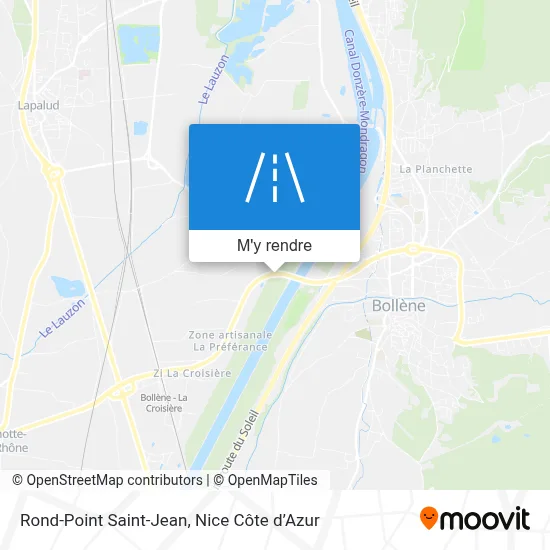Rond-Point Saint-Jean plan