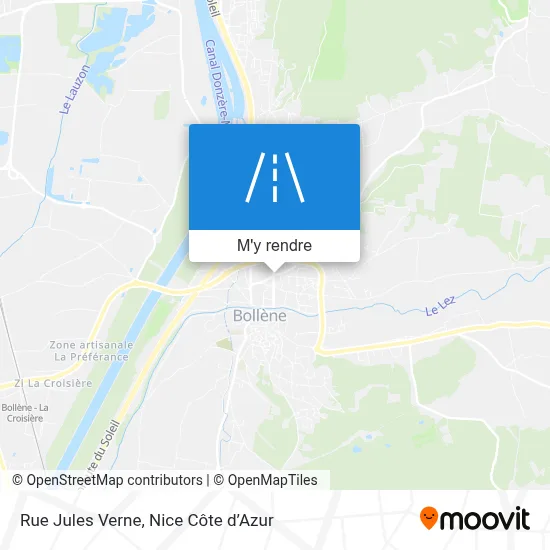 Rue Jules Verne plan