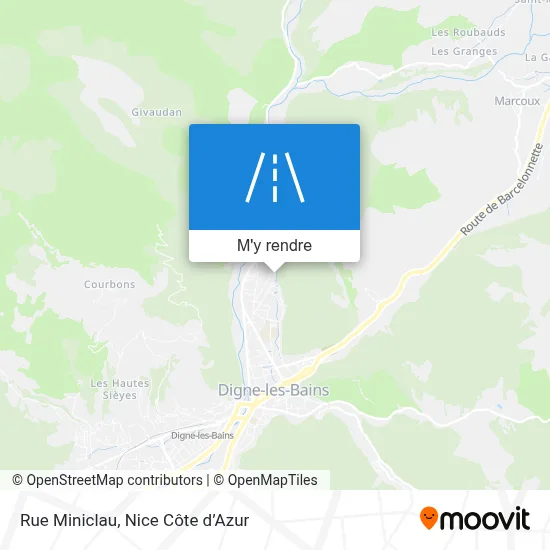 Rue Miniclau plan