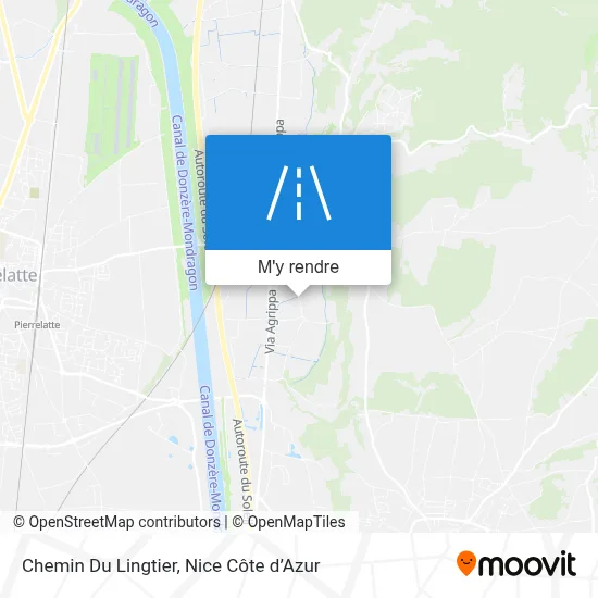 Chemin Du Lingtier plan