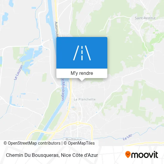 Chemin Du Bousqueras plan