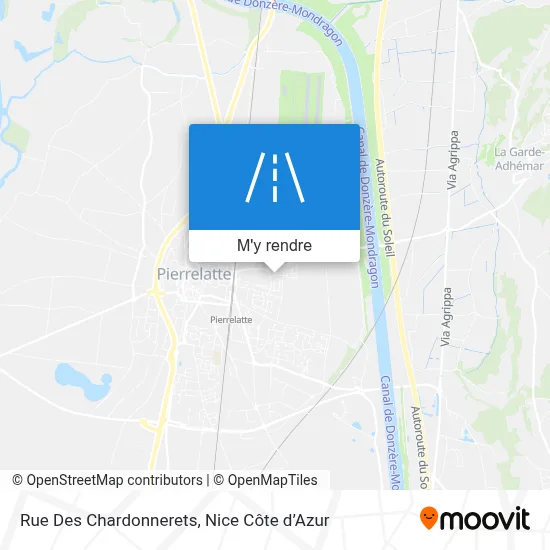 Rue Des Chardonnerets plan