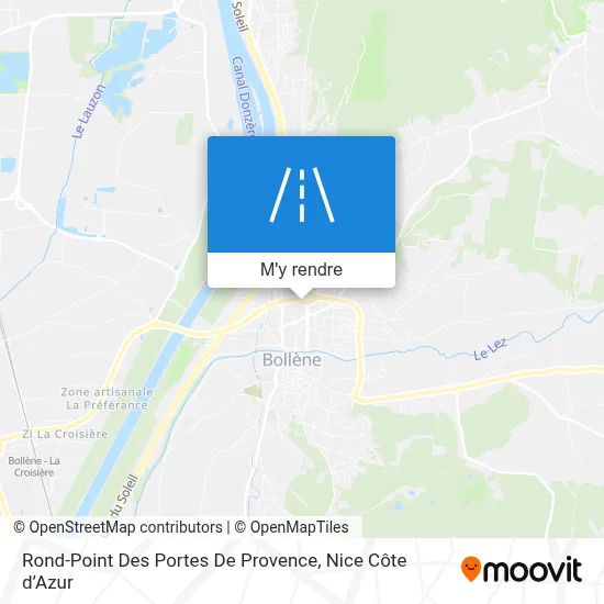 Rond-Point Des Portes De Provence plan