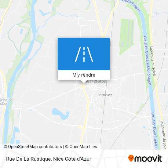Rue De La Rustique plan
