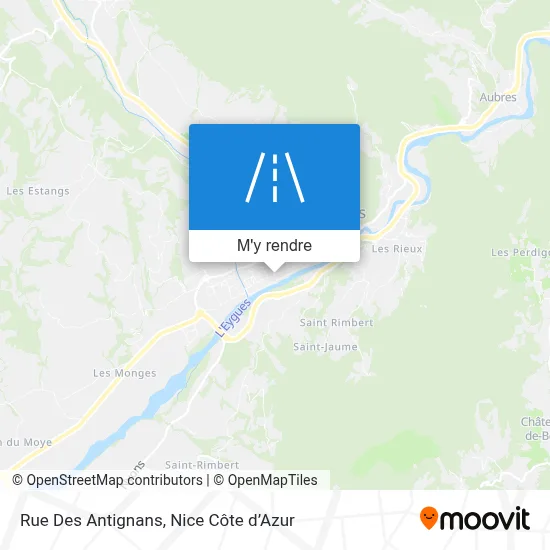 Rue Des Antignans plan