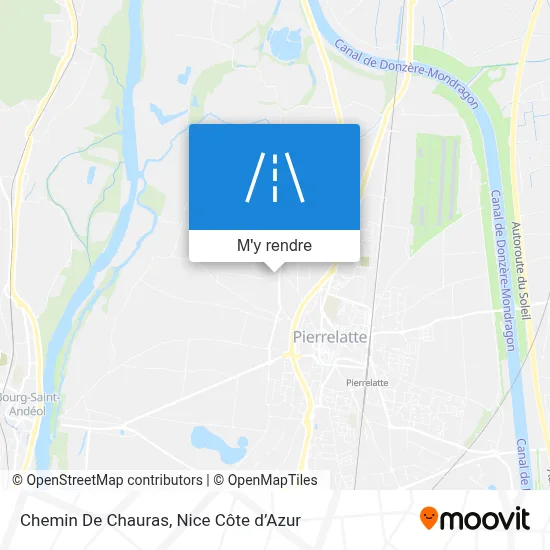 Chemin De Chauras plan