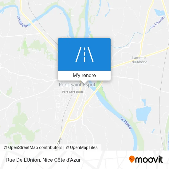 Rue De L'Union plan
