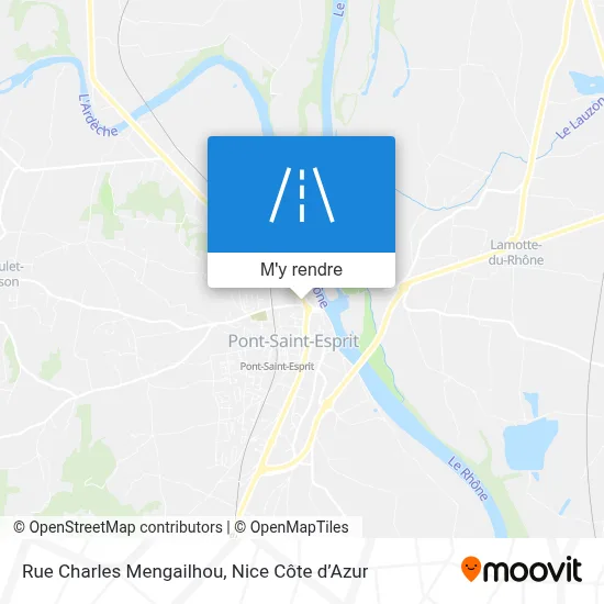 Rue Charles Mengailhou plan