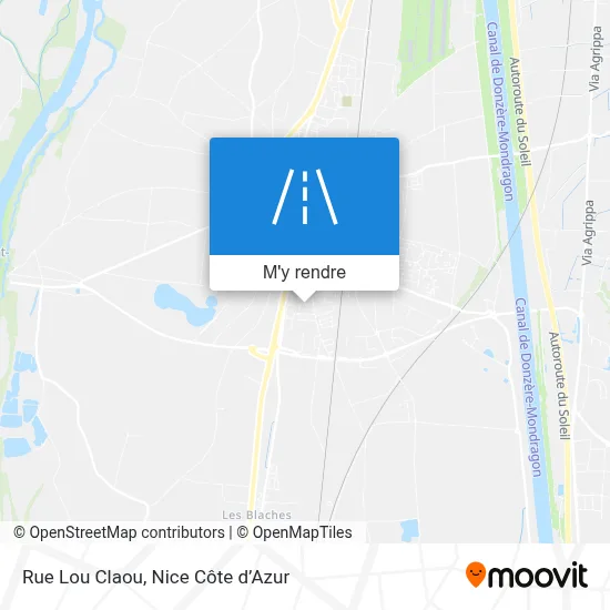 Rue Lou Claou plan