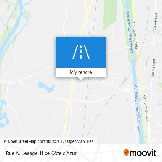 Rue A. Lesage plan