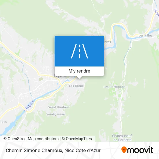 Chemin Simone Chamoux plan
