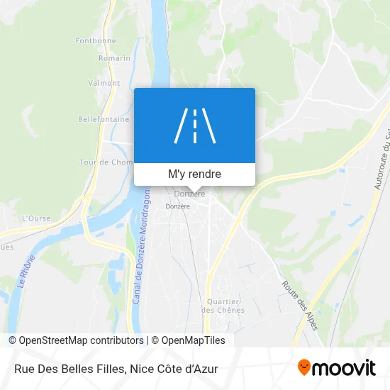 Rue Des Belles Filles plan