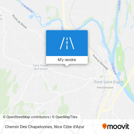 Chemin Des Chapelonnes plan