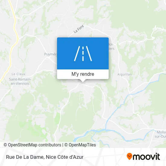 Rue De La Dame plan
