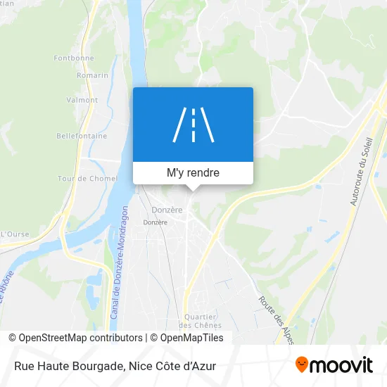 Rue Haute Bourgade plan
