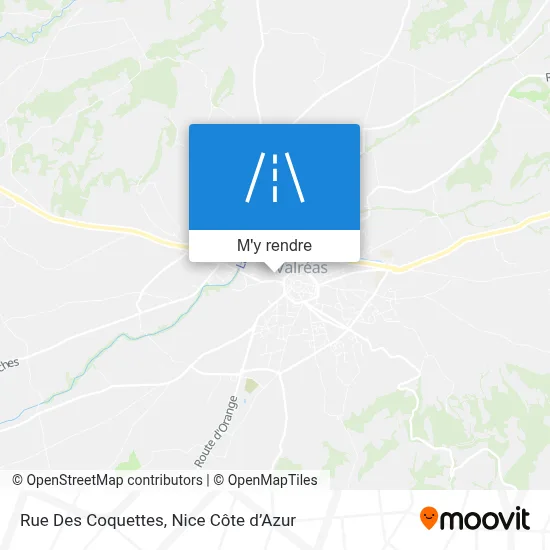 Rue Des Coquettes plan