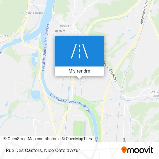 Rue Des Castors plan