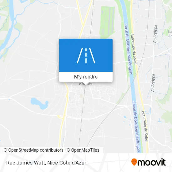 Rue James Watt plan