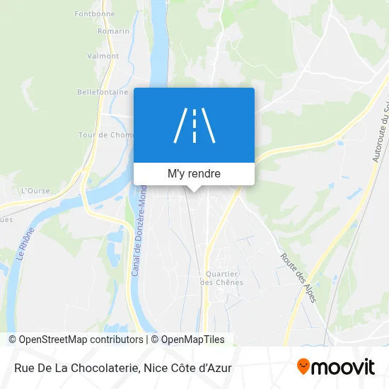 Rue De La Chocolaterie plan