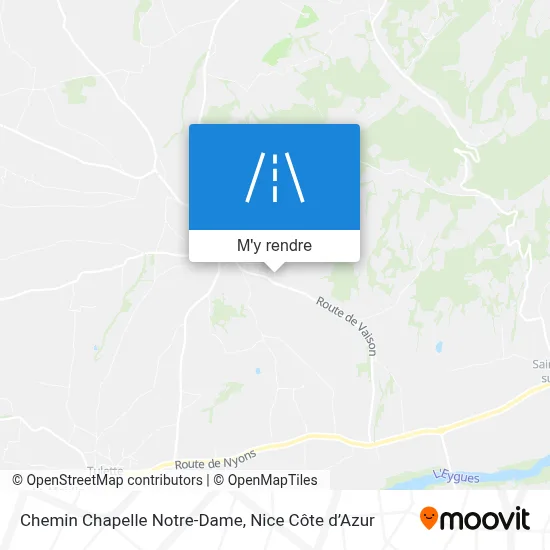 Chemin Chapelle Notre-Dame plan