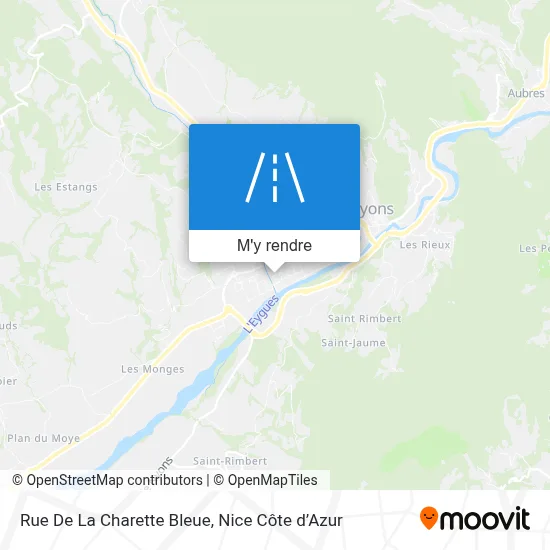 Rue De La Charette Bleue plan