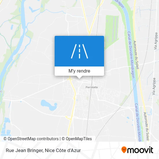 Rue Jean Bringer plan