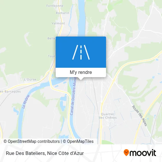 Rue Des Bateliers plan