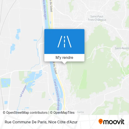 Rue Commune De Paris plan