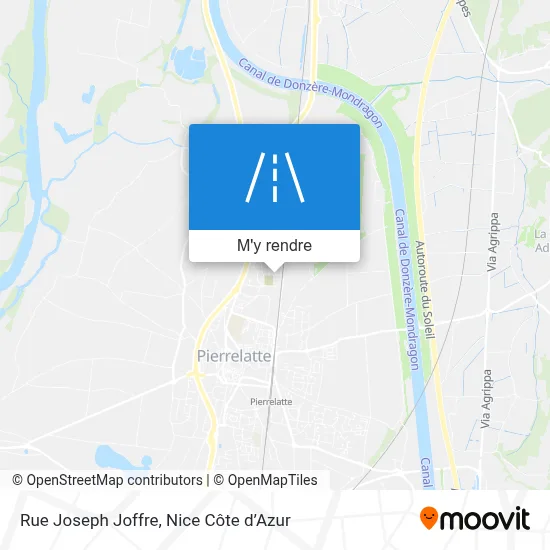 Rue Joseph Joffre plan