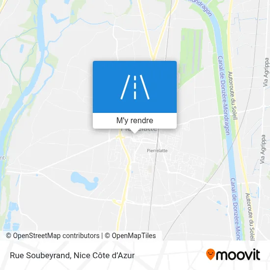 Rue Soubeyrand plan