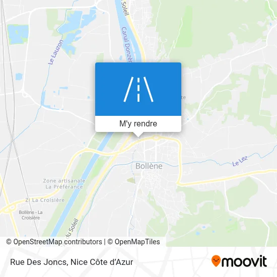 Rue Des Joncs plan