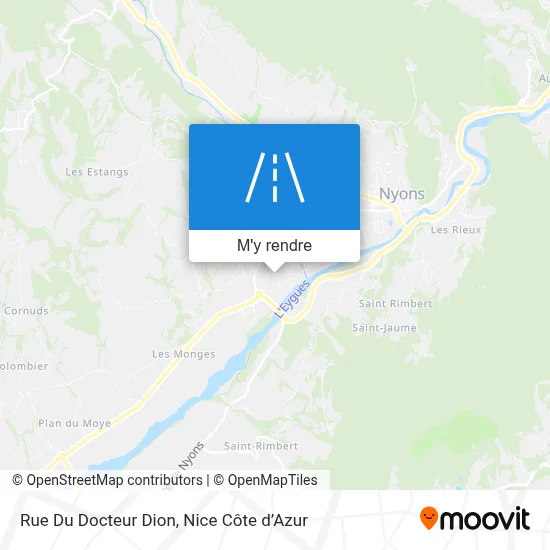 Rue Du Docteur Dion plan