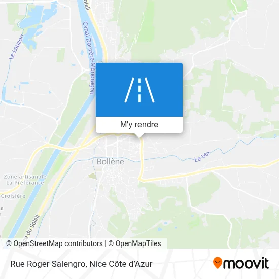 Rue Roger Salengro plan