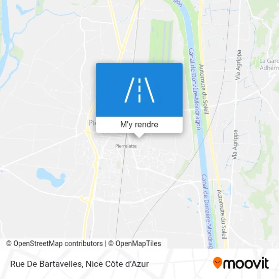 Rue De Bartavelles plan