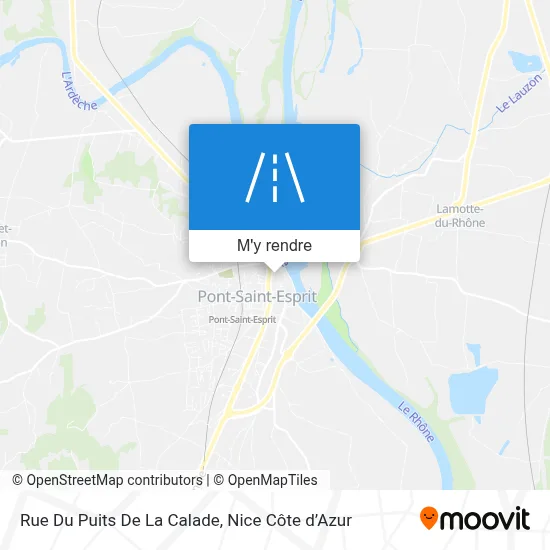 Rue Du Puits De La Calade plan