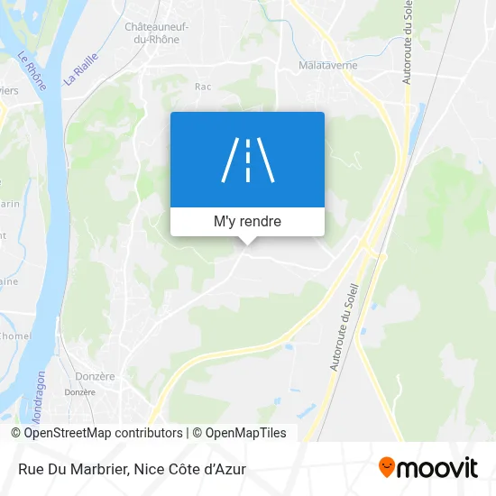 Rue Du Marbrier plan