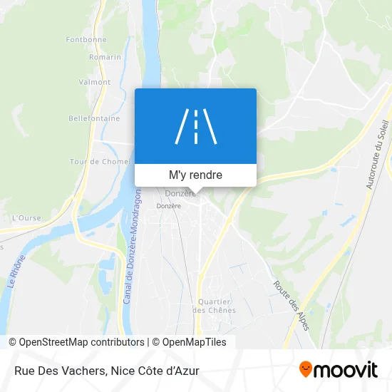 Rue Des Vachers plan