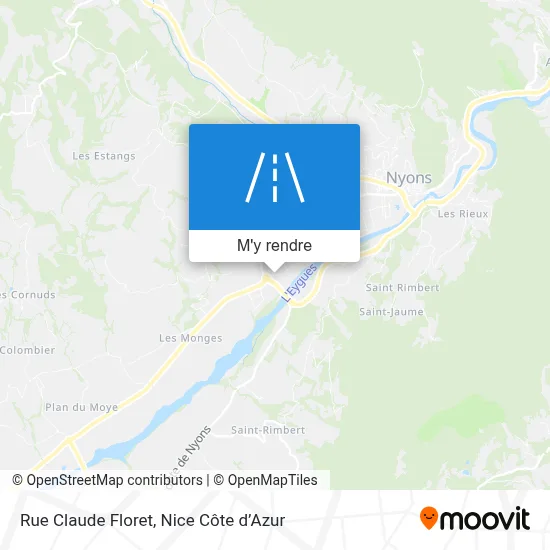 Rue Claude Floret plan
