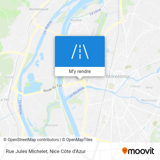 Rue Jules Michelet plan