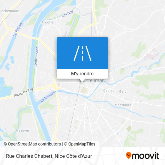Rue Charles Chabert plan