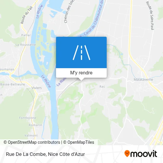 Rue De La Combe plan