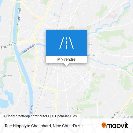Rue Hippolyte Chauchard plan